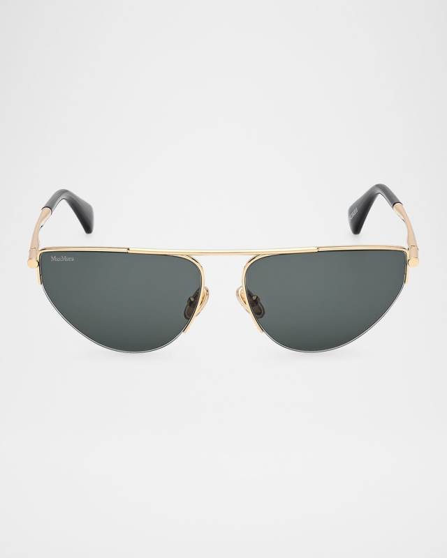 Metal Cat-Eye Sunglasses